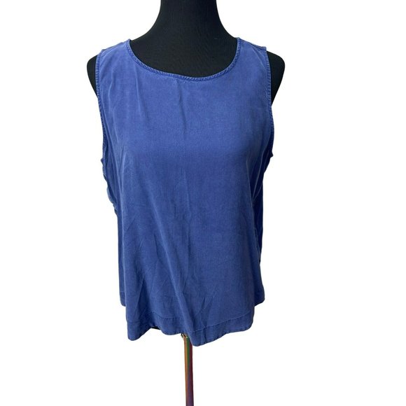 Side Stitch Womens‎ Royal Blue Sleeveless Tank Top Size Medium - Picture 1 of 7